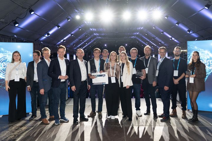 Impressionen zur Preisverleihung Energie Start-up Bayern 2024 im Rahmen der Start-up Demo Night München.