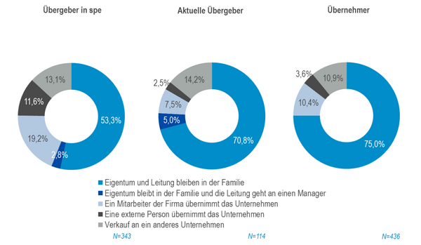 Geplante und konkretisierte Nachfolgevarianten