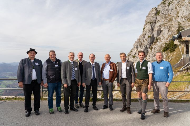 Wirtschaftsminister Hubert Aiwanger beim Festakt 50 Jahre Alpenplan. Foto: StMWi/E. Neureuther