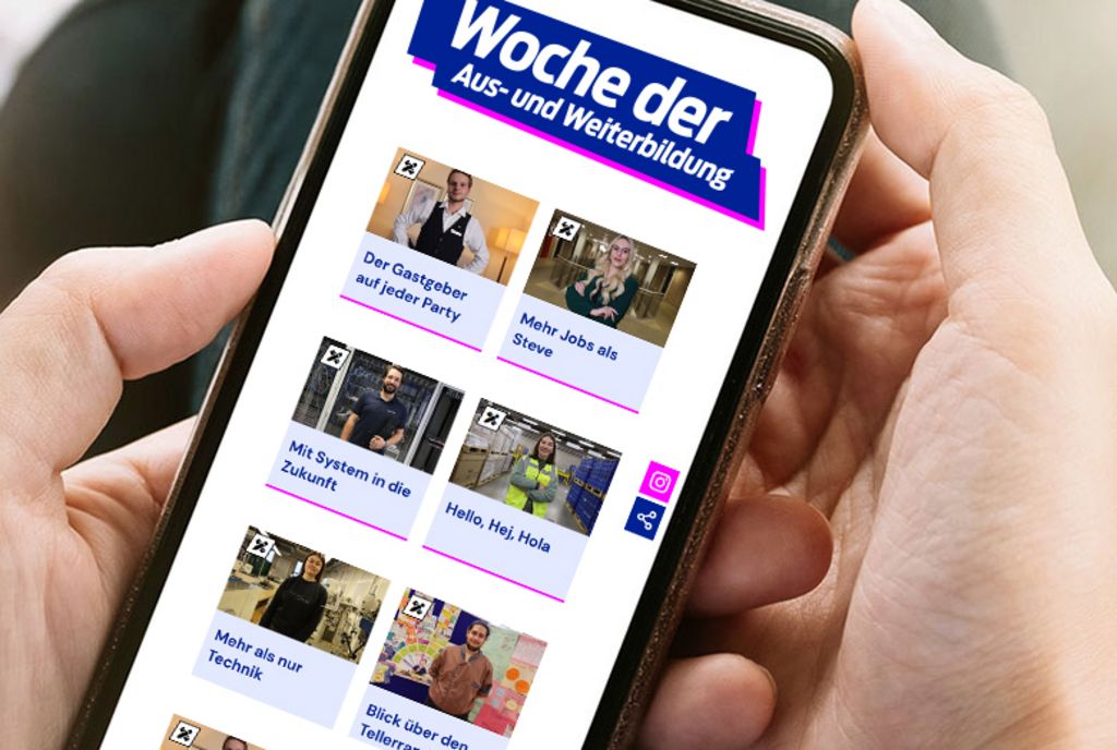 Kampagnenmotiv Ausbildungswochen