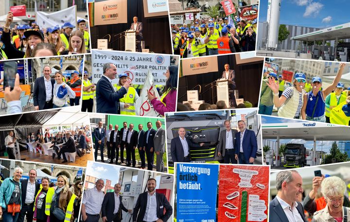 Impressionen der Arbeit von Staatsminister Hubert Aiwanger im April, Mai und Juni 2024.