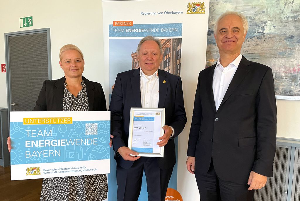 Der GIH Bayern e. V. ist neuer Unterstützer im Team Energiewende Bayern.