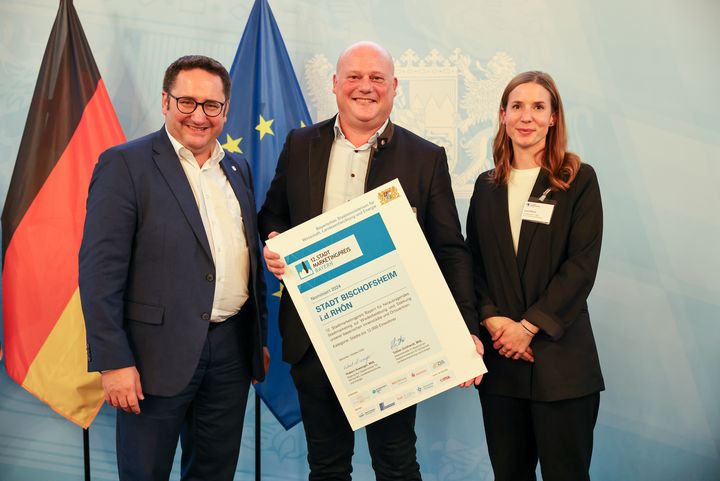 Impressionen der Preisverleihung des Stadtmarketingpreis Bayern 2024.