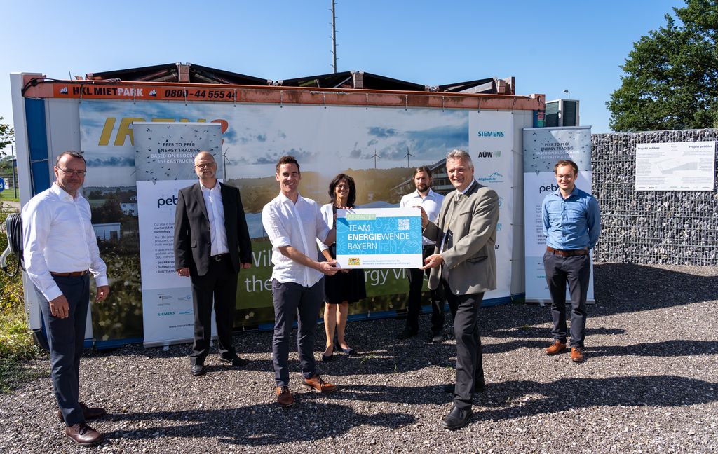 Das Forschungsprojekt "pebbles" ist Gestalter im Team Energiewende Bayern