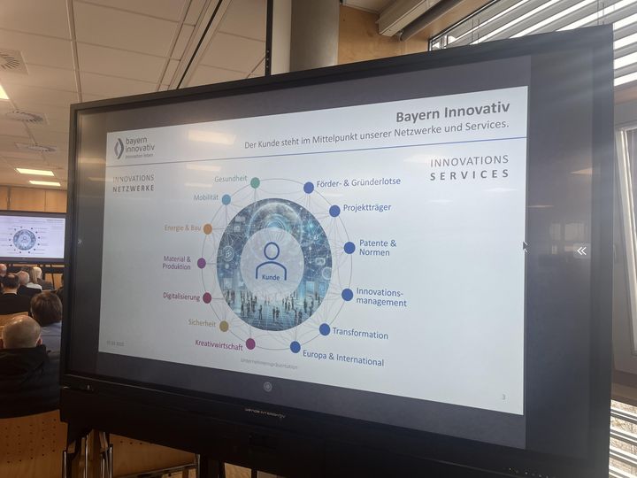 Impressionen der Veranstaltung „Erfolgreiche Transformation: Informationsveranstaltung für die Region Schweinfurt“.