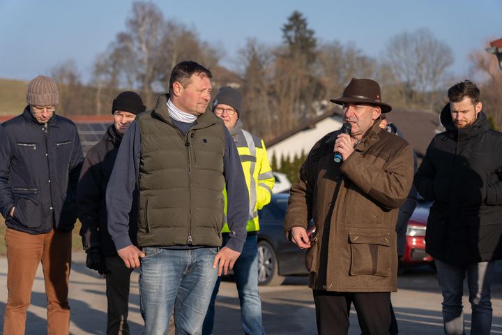 Impressionen der Besichtigung der Biogasanlage im Rahmen der Auftaktveranstaltung Auftaktveranstaltung    „C.A.R.M.E.N. - Fachgesprächsreihe Clusterung: Gasseitige Bündelung von Biogasanlagen".