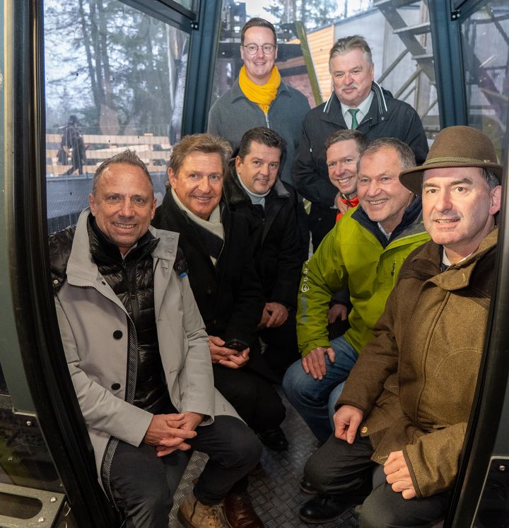 Impressionen der Eröffnung der Seilbahn Südseite Ochsenkopf in Warmensteinach.